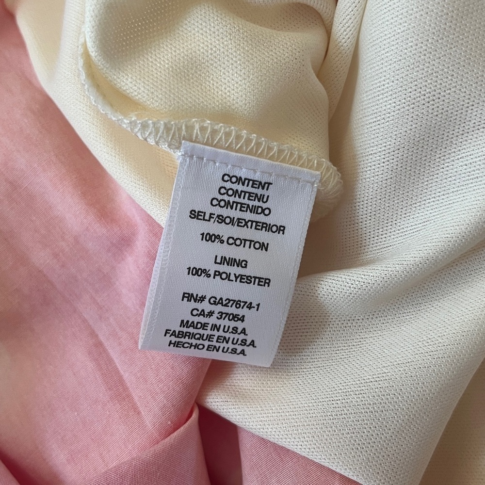 Eva Franco Arma Morning Plaid Pink and Orange Dress NWT - Picture 6 of 8